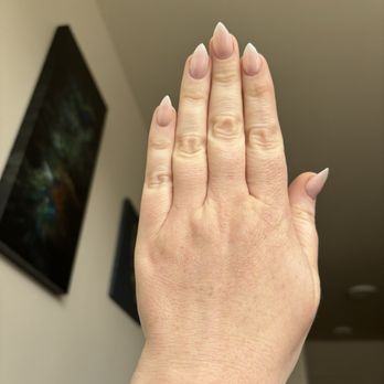 Bonjour Nails & Spa - Dip set with pearl dust - Nail Salons Near Me - Seattle, Washington Bonjour Nails & Spa - Dip set with pearl dust - Nail Salons Near Me - Seattle, Washington