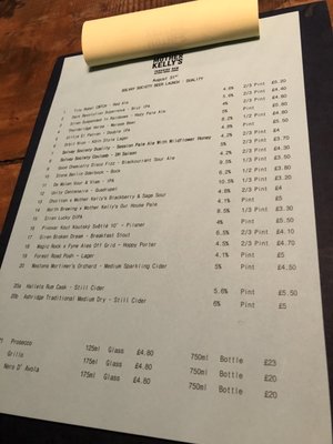 Menu photo 1 Mother Kelly's London, XGL