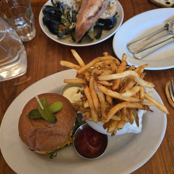 French Louie - Moules normande and burger royale - French Near Me - Brooklyn, New York
