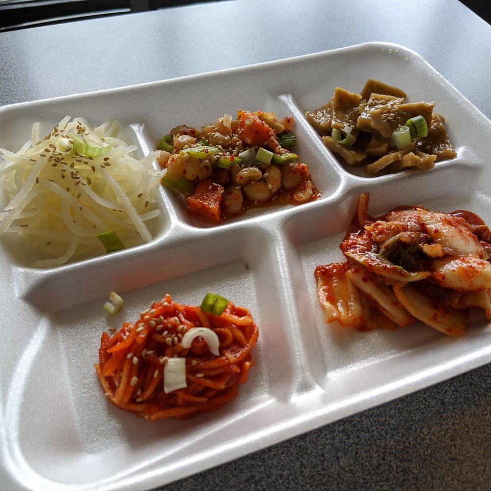 Kaya Restaurant - Appetizer platter of fermented goodness - Korean Near Me - High Point, North Carolina
