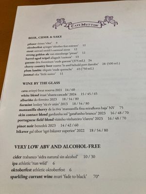 Menu photo 2 Cafe Mutton Hudson, NY