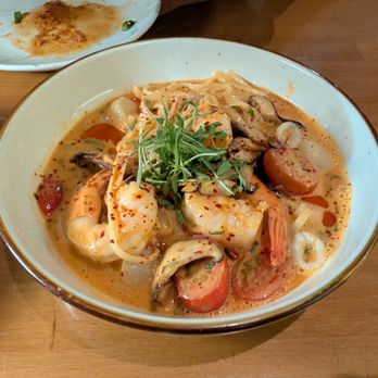 NEP Cafe - Irvine - Seafood Tom Kha pasta - Breakfast & Brunch Near Me - Irvine, California NEP Cafe - Irvine - Seafood Tom Kha pasta - Breakfast & Brunch Near Me - Irvine, California