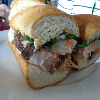 The Red Wagon - Crispy Pork Belly Sandwich - Diners Near Me - Vancouver, British Columbia The Red Wagon - Crispy Pork Belly Sandwich - Diners Near Me - Vancouver, British Columbia