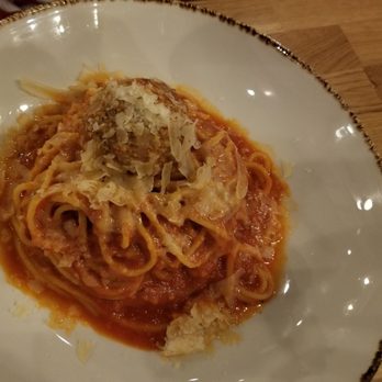 Good Times Cafe - Kid's spaghetti and meatball was a big portion! The pasta was excellent and the meatball was really good! - American Near Me - Cabazon, California