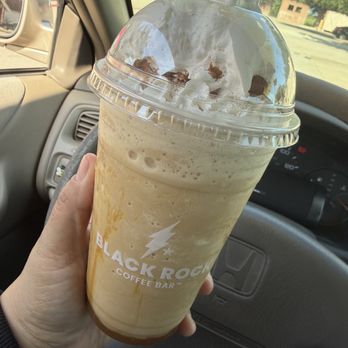 Black Rock Coffee Bar - Blondie Caramel blended drink....always a 10/10. Who ever made my drink deserves a raise...it was the best one I've had yet! - Coffee & Tea Near Me - McKinney, Texas Black Rock Coffee Bar - Blondie Caramel blended drink....always a 10/10. Who ever made my drink deserves a raise...it was the best one I've had yet! - Coffee & Tea Near Me - McKinney, Texas