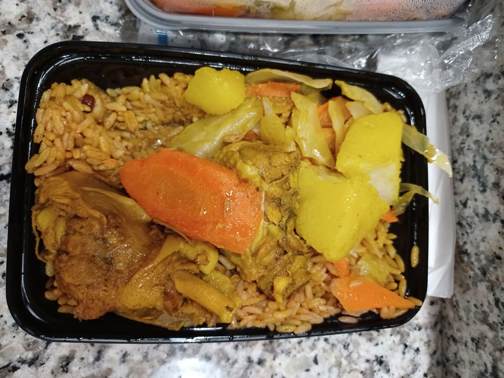 Food from Pam's Caribbean Kitchen