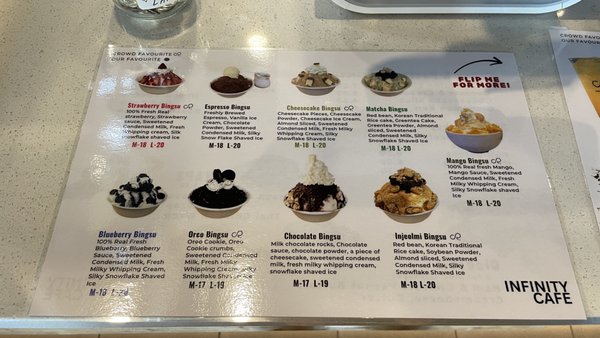 Menu photo 4 Infinity Cafe Surrey, BC