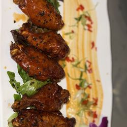 NARA Sushi & Hibachi Steakhouse - Teriyaki Glazed - Sesame seed chicken wings ...