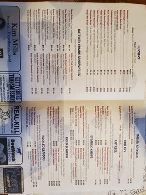 Menu photo 1 Gateway Gettysburg Gettysburg, PA Menu photo 1 Gateway Gettysburg Gettysburg, PA