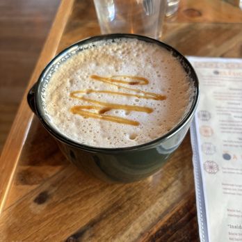 Axolotl Café - Carmel latte - Breakfast & Brunch Near Me - Milwaukee, Wisconsin Axolotl Café - Carmel latte - Breakfast & Brunch Near Me - Milwaukee, Wisconsin