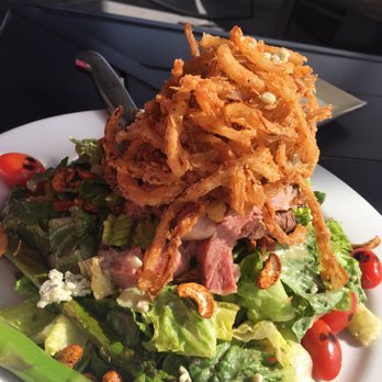 Moose Sisters - Prime Rib that was cooked to my requested level, in and on this delicious salad. - Cocktail Bars Near Me - Bend, Oregon