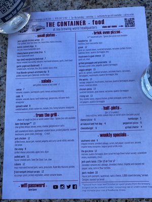 Menu photo 2 The Container Durango, CO