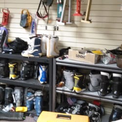 The Salvation Army Thrift Store  - Ski boots -something you don't see back home