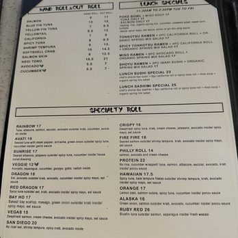 Chef JUN - Bay Ho - Menu - Japanese Near Me - San Diego, California