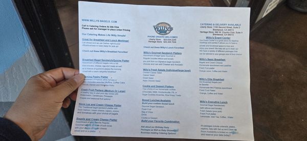 Menu photo 1 Willy's Bagels & Blends Brentwood, CA Menu photo 1 Willy's Bagels & Blends Brentwood, CA