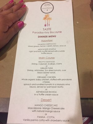 Menu photo 3 Tutto Pizza & Pasta Key Biscayne, FL Menu photo 3 Tutto Pizza & Pasta Key Biscayne, FL
