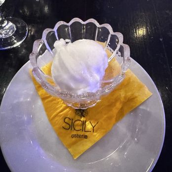 Sicily Osteria - Lemon Sorbet - Sicilian Near Me - New York, New York Sicily Osteria - Lemon Sorbet - Sicilian Near Me - New York, New York