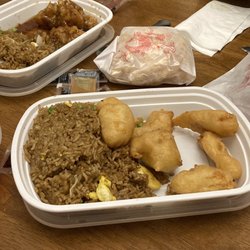 Great Wall - Sweet and sour chicken meal and General Tsos Chicken.