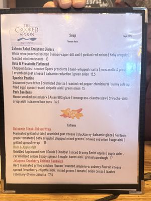 Menu photo 1 The Crooked Spoon Gastropub Clermont, FL