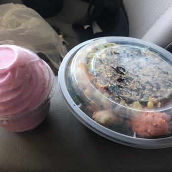 Oke Poke - Watermelon Dole Whip and  poke with five scoops of protein - Poke Near Me - Walnut Creek, California