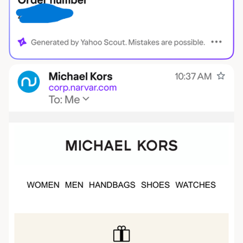 Michael Kors - Ordered a handbag - Fashion Near Me - Chandler, Arizona Michael Kors - Ordered a handbag - Fashion Near Me - Chandler, Arizona