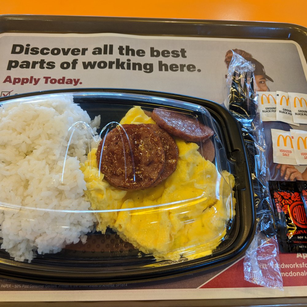 McDonald's - Local deluxe platter - Fast Food Near Me - Kailua-Kona, Hawaii