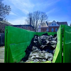CR Dumpstars - Saratoga roofing job,dumpster rental