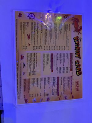 Menu photo 3 The Kickin' Crab - Chandler Chandler, AZ
