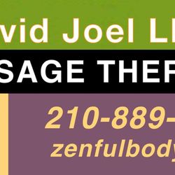 David Joel, LMT - zenfulbody massage studio - New street marquee sign coming soon.