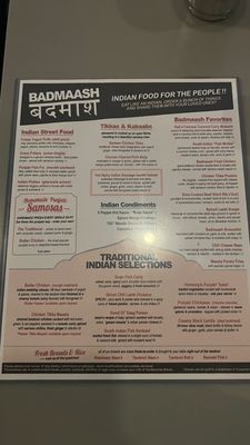 Menu photo 8 Badmaash - Fairfax Los Angeles, CA