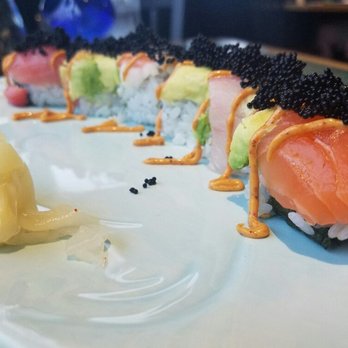 Ginza Town - Special of the day, Tuna Toro roll. So delicious, not to mention nice to look at. - Japanese Near Me - Portland, Maine Ginza Town - Special of the day, Tuna Toro roll. So delicious, not to mention nice to look at. - Japanese Near Me - Portland, Maine