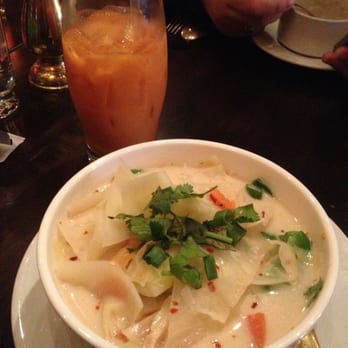 Nicky's Thai Kitchen - Tom kha soup and Thai iced tea - Thai Near Me - Pittsburgh, Pennsylvania