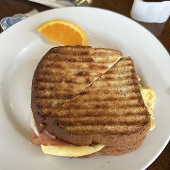 Cafe Saint Pio - Egg+ hame panini - Cafes Near Me - Cedar Rapids, Iowa