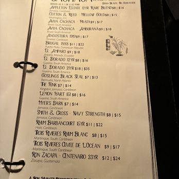 Denson Liquor Bar - Menu - Cocktail Bars Near Me - Washington, DC, District of Columbia