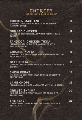 Menu photo 3 Villa Restaurant & Lounge Astoria, NY Menu photo 3 Villa Restaurant & Lounge Astoria, NY