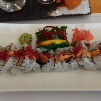 Japan Go! - Dynamite roll.. prawn tatted a bit over done - Sushi Bars Near Me - Moncton, New Brunswick Japan Go! - Dynamite roll.. prawn tatted a bit over done - Sushi Bars Near Me - Moncton, New Brunswick
