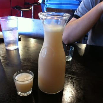 Bonchon Sunnyvale - Peach yogurt soju.."small" carafe - Chicken Wings Near Me - Sunnyvale, California