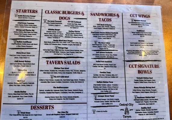 Menu photo 3 Central City Tavern - Sugar Hill Sugar Hill, GA Menu photo 3 Central City Tavern - Sugar Hill Sugar Hill, GA