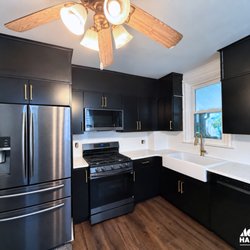 Ace Handyman Services Harrisburg - Full kitchen remodel in Harrisburg PA. New cabinets, sink, fridge, stove, paint, and flooring!