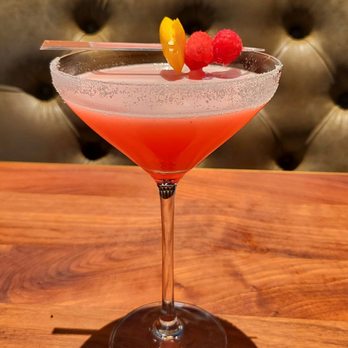 Old Brea Chop House - Raspberry Lemon Drop Martini. - Steakhouses Near Me - Brea, California