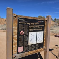 Butler Wash Ruins - Informational sign