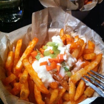 Upcider - Buffalo fries (blue cheese, diced celery abs carrots) - Gastropubs Near Me - San Francisco, California Upcider - Buffalo fries (blue cheese, diced celery abs carrots) - Gastropubs Near Me - San Francisco, California
