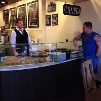 Cinnamon Tree Cafe - My dad chatting with the owner at the counter - Creperies Near Me - Port Orange, Florida Cinnamon Tree Cafe - My dad chatting with the owner at the counter - Creperies Near Me - Port Orange, Florida