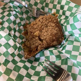 Wonderift Coffee - half eaten coffee cake (large portion was great for sharing) - Coffee & Tea Near Me - Phoenix, Arizona