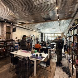 The Portal board games and custom sodas - Inside