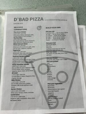 Menu photo 4 Pine Grove Pizza Pine Grove, CA