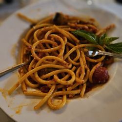 The Etna Rosso - Home-made pasta.. the best I have ever eaten.