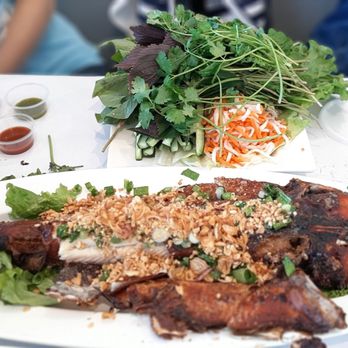 Bien Hen Restaurant - Grilled catfish... large - Seafood Near Me - Westminster, California