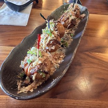 Hakata Ramen - Takoyaki Octopus Ball - my friends enjoyed it, but it's not for me. - Sushi Bars Near Me - Wayne, Pennsylvania