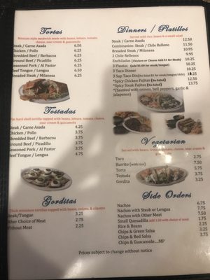 Menu photo 6 De Pasada Chicago, IL